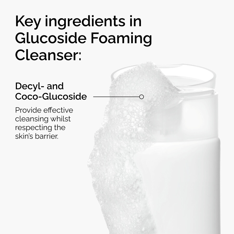 genießen sie geschmeidige und strahlende haut mit dem glucoside foaming cleanser